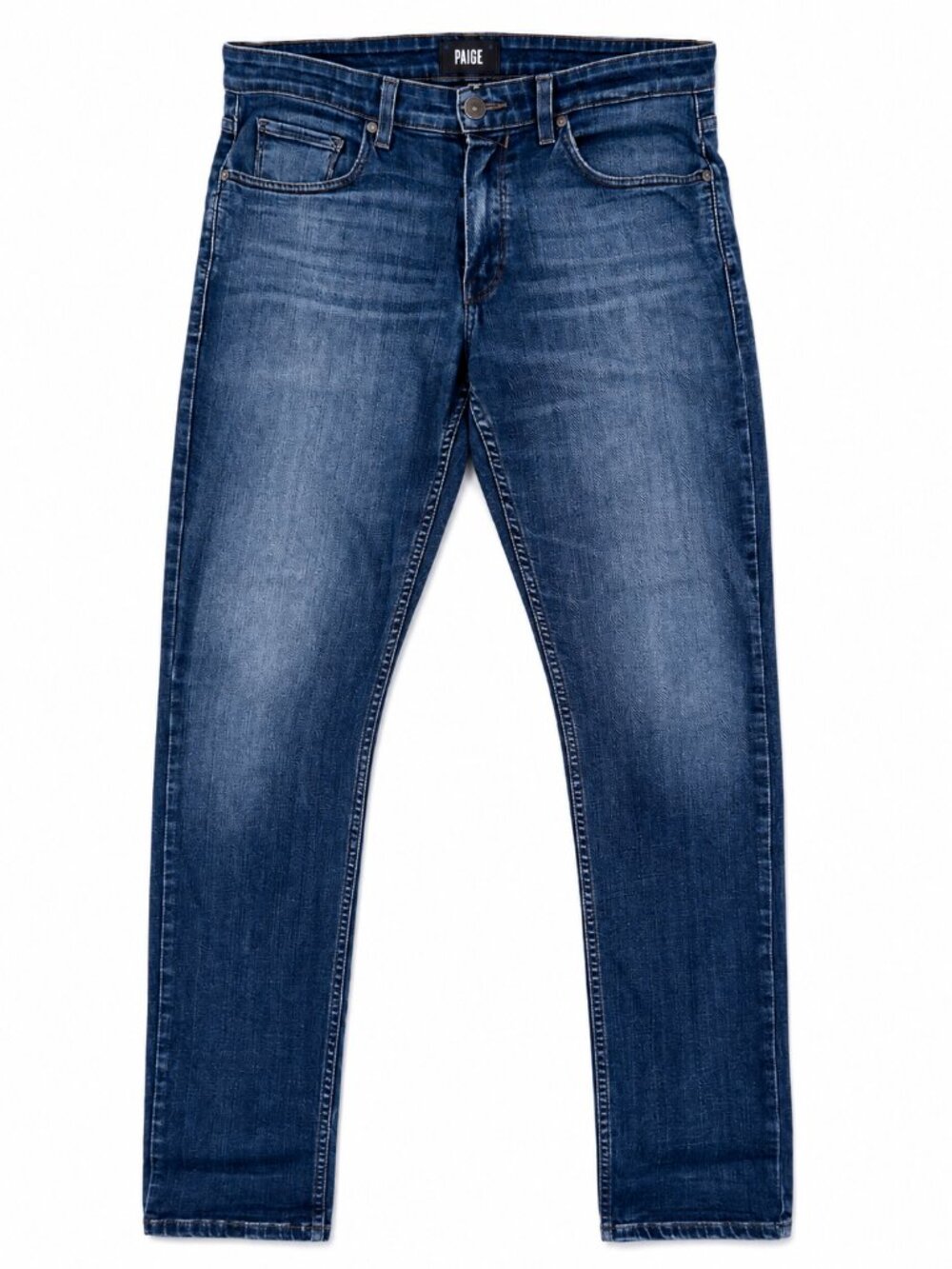 PAIGE Lennox Premium Stretch Jeans Medium Wash 34x33 USA